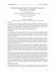 Research paper thumbnail of A dynamic reaction model of a prey-predator system with stage-structure for predator