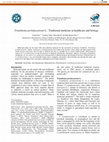 Research paper thumbnail of Trianthema portulacastrum L.: Traditional medicine in healthcare and biology