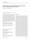 Research paper thumbnail of Dynamical behaviour of a delayed stage-structured predator–prey model with nonmonotonic functional response