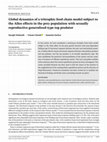 Research paper thumbnail of Global dynamics of a tritrophic food chain model subject to the Allee effects in the prey population with sexually reproductive generalized‐type top predator