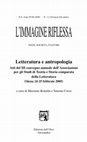 Research paper thumbnail of Letteratura  e antropologia