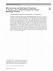 Research paper thumbnail of Microstructure and Mechanical Properties of Ti 50 Ni (50-X) Fe X Alloys Fabricated by Powder Metallurgy Process