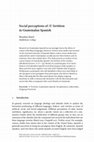 Research paper thumbnail of Social perceptions of /f/ fortition in Guatemalan Spanish