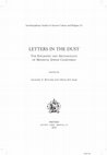 Research paper thumbnail of Letters in the Dust - The Epigraphy and Archaeology of Medieval Jewish Cemeteries (Leuven: Peeters, 2023).