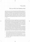 Research paper thumbnail of The Loss of the Local Calendar at Emar