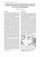 Research paper thumbnail of Linking urban townscape with rural landscape: evidence of animal transhumance in the River Ivel valley, Bedfordshire