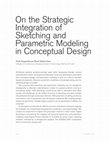 Research paper thumbnail of 242 On the Strategic Integration of Sketching And Parametric Modeling in Conceptual Design
