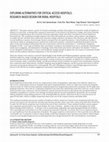 Research paper thumbnail of Exploring Alternatives for Critical Access Hospitals : Research-Based Design for Rural Hospitals