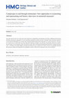 Research paper thumbnail of Campscapes in and through testimonies: New approaches to researching and representing oral history interviews in memorial museums 1