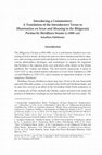 Research paper thumbnail of Introducing a Commentary: A Translation of the Introductory Verses to Illumination on Sense and Meaning in the Bhāgavata Purāṇa by Shridhara Swami (c.1400 ad