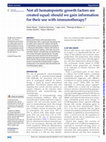 PDF) Hematopoietic Growth Factors in Oncology