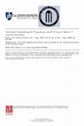 Research paper thumbnail of Satis/Satura: Reconsidering the "Programmatic Intent" of Horace's Satires 1.1
