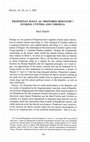Research paper thumbnail of Propertian Elegy as "Restored Behavior": Evoking Cynthia and Cornelia