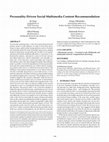 Research paper thumbnail of Personality-Driven Social Multimedia Content Recommendation