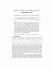 Research paper thumbnail of Multi-view Personality Profiling Based on Longitudinal Data