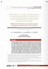 Research paper thumbnail of Métodos y técnicas empleados en investigaciones teológicas latinoamericanas publicadas entre 2018 y 2020