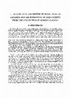 Research paper thumbnail of ‘…As Safe as in the British Museum’: Paul de Lagarde and His Borrowing of Manuscripts from the Collection of Robert Curzon *