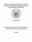 PDF) Aspects of the digestive physiology of larvae of the