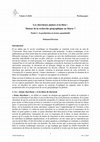 Research paper thumbnail of Les chercheurs juniors et la thèse : Moteur de la recherche géographique au Maroc ? - Partie I : la production en termes quantitatifs