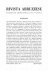 Research paper thumbnail of La geografia storica dell’Abruzzo in Roberto Almagià. I contributi sulla “Rivista Abruzzese”, in «Rivista Abruzzese. Rassegna trimestrale di cultura», n.2/2023, pp. 104-111