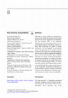 Research paper thumbnail of Blue Economy (Sustainability