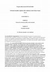 Research paper thumbnail of Progetto della Società SOCIALITARIA Il Metodo Scientifico Applicato alla Condizione ed alla Natura Umana Vol. II Capitolo 11 § 2 Mercato razionale e sue condizioni
