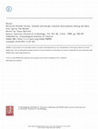 Research paper thumbnail of Review of Bouzek, Greece, Anatolia and Europe: Cultural Interrelations during the Early Iron Age