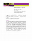 Research paper thumbnail of Digital multiculturalism in the Netherlands: Religious, ethnic, and gender position acquisition by Moroccan-Dutch youth