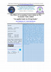 Research paper thumbnail of تأثير التحفظ المحاسبي على القيمة الاقتصادية المضافة دراسة تطبيقية في عينة من المصارف العراقية