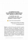 Research paper thumbnail of La multitude qui vient: une proposition de rapprochement entre Agamben et Hardt & Negri