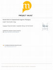 Research paper thumbnail of Recent Work in Computational Linguistic Phylogeny