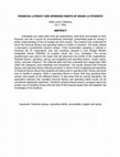 (PDF) FINANCIAL LITERACY AND SPENDING HABITS OF GRADE 12 STUDENTS