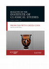 Research paper thumbnail of The problem of local epiclesis abroad: a case study of the worship of Apollo Pythios on the island of Kea