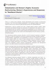 Research paper thumbnail of Globalization and Women’s Rights: Economic Restructuring, Women’s Experiences and Responses to “Neoliberal Shocks”