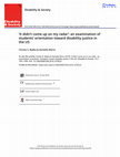PDF) Implicit attitudes and discrimination against people with