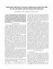 Research paper thumbnail of Lightweight multi-degree-of-freedom displacement-sensing link shells for safe and intuitive physical human-robot interaction