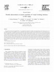 Research paper thumbnail of Double dissociation in neural correlates of visual working memory: A PET study
