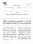 Research paper thumbnail of Paradoxical metabolic response of the human brain to a single electroconvulsive shock