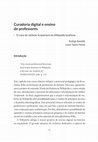 Research paper thumbnail of Curadoria digital e ensino de professores: O caso do verbete Scriptorium da Wikipédia lusófona