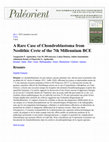 Research paper thumbnail of A Rare Case of Chondroblastoma from Neolithic Crete of the 7th Millennium BCE, (2023), Paléorient, Periodical publication in CNRS Éditions, Vol. 49.1, p. 229-245.