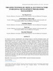 Research paper thumbnail of The Effectiveness of Critical Success Factors in Regional Development Programmes Management