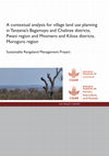 Research paper thumbnail of A contextual analysis for village land use planning in Tanzania’s Bagamoyo and Chalinze districts, Pwani region and Mvomero and Kilosa districts, Morogoro region