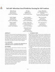 Research paper thumbnail of SoCraft: Advertiser-level Predictive Scoring for Creative Performance on Meta