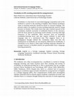 Research paper thumbnail of Vocabulary in EFL teaching materials for young learners