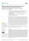 Research paper thumbnail of Economic Policy Uncertainty and Firm Value: Impact of Investment Sentiments in Energy and Petroleum