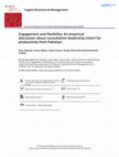 Research paper thumbnail of Engagement and flexibility: An empirical discussion about consultative leadership intent for productivity from Pakistan