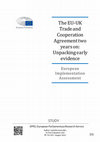 Research paper thumbnail of The EU-UK Trade and Cooperation Agreement two years on: Unpacking early evidence - European Implementation Assessment