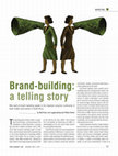 Research paper thumbnail of Brand-building : a telling story