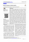 Research paper thumbnail of Genetic resistance to human malaria