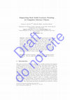 Research paper thumbnail of Supporting Deaf Adult Learners Training in Computer Literacy Classes